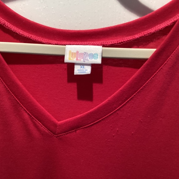 Red XL lularoe dress - Picture 3 of 8